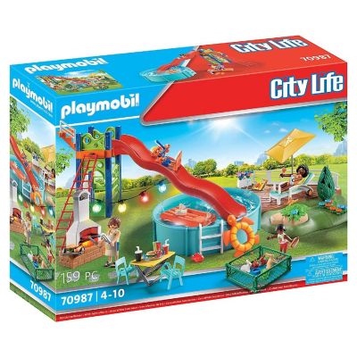Playmobil 70987 Pool Party Building Set Image 2