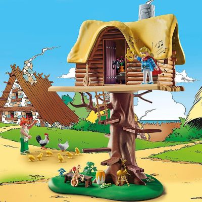 Playmobil 71016 Asterix: Cacofonix With Treehouse Building Set Image 2