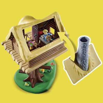 Playmobil 71016 Asterix: Cacofonix With Treehouse Building Set Image 3