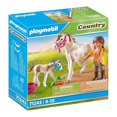 Playmobil 71243 Country Horse with Foal Building Set Image 3