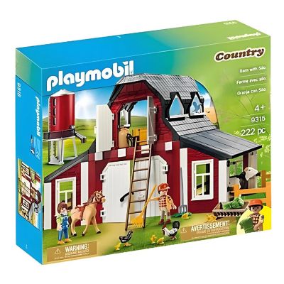 Playmobil 9315 Barn with Silo Building Set Image 2