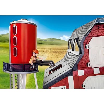 Playmobil 9315 Barn with Silo Building Set Image 3