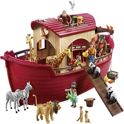 Playmobil 9373 Wild Life Floating Noahs Ark Building Set Image 1