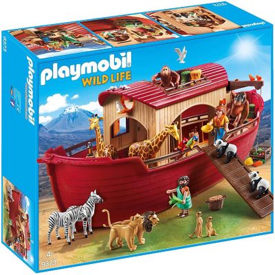 Playmobil 9373 Wild Life Floating Noahs Ark Building Set Image 1