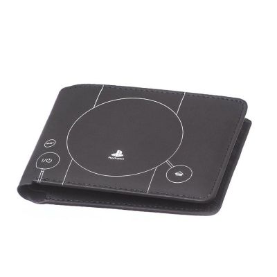 PlayStation PS1 Console Men's Bi-Fold Wallet Black Image 2