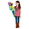 Plum Parakeet Large Bird Plush Puppet Image 1
