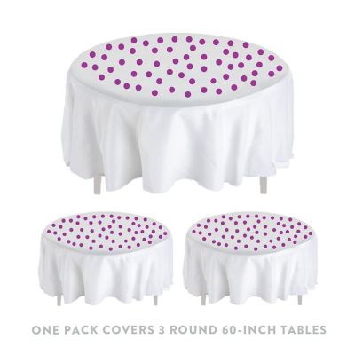 Plum Purple Confetti 180-Pack Image 3