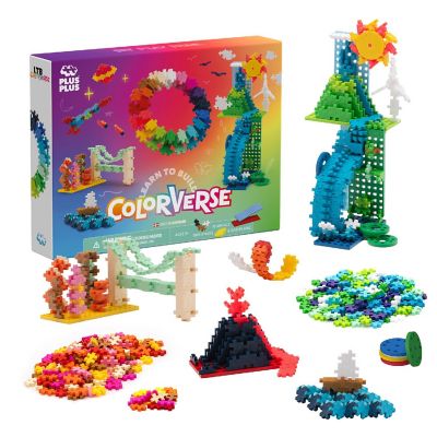 Plus-Plus: Learn To Build Colorverse - 1000Pc Set, Ages 5+ Image 1