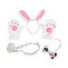 Plush Bunny Accessories Set - 5 Pc. Image 2