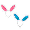 Plush Bunny Ears Headbands with Wire - 6 Pc. Image 1