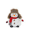 Plush Snowman With Hat And Scarf (Set Of 2) 8"H, 10.5"H Polyester Image 1