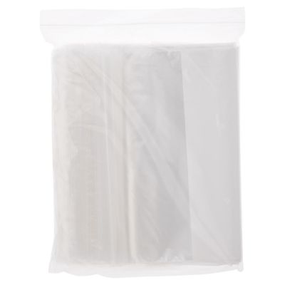 Plymor 10" x 15" (Pack of 200), 2 Mil White-Block Zipper Reclosable Plastic Bags Image 2