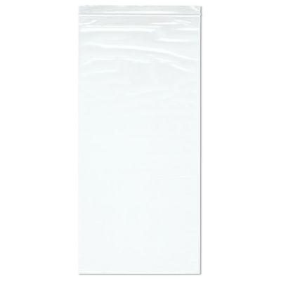 Plymor 10" x 20" (Pack of 100), 2 Mil Zipper Reclosable Plastic Bags Image 1