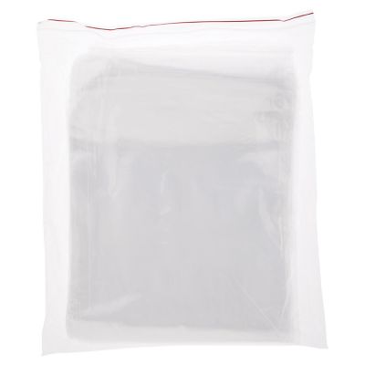 Plymor 10" x 24" (Pack of 100), 2 Mil Zipper Reclosable Plastic Bags Image 2