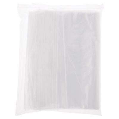 Plymor 13" x 16" (Pack of 100), 2 Mil Zipper Reclosable Plastic Bags Image 2