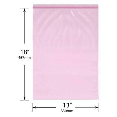 Plymor 13" x 18" (Pack of 100), 4 Mil Heavy Duty Anti-Static Zipper Reclosable Plastic Bags Image 1