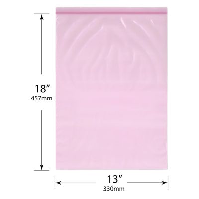 Plymor 13" x 18" (Pack of 200), 4 Mil Heavy Duty Anti-Static Zipper Reclosable Plastic Bags Image 1