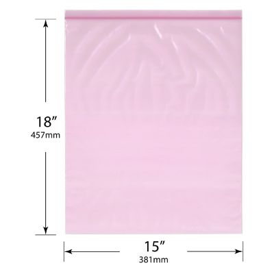 Plymor 15" x 18" (Pack of 100), 4 Mil Heavy Duty Anti-Static Zipper Reclosable Plastic Bags Image 1