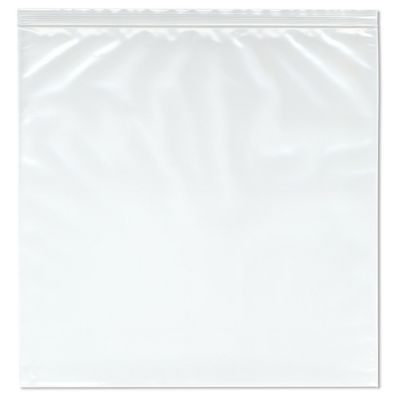 Plymor 16" x 16" (Pack of 50), 4 Mil Heavy Duty Zipper Reclosable Plastic Bags Image 1