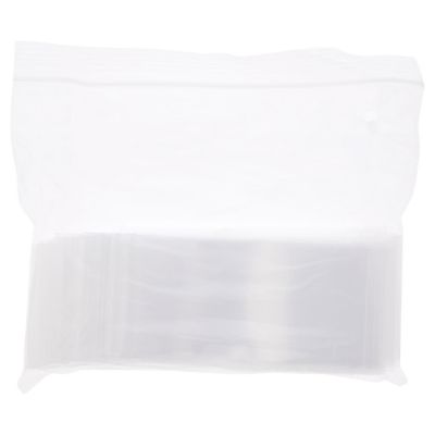 Plymor 2" x 4" (Pack of 500), 4 Mil Heavy Duty Zipper Reclosable Plastic Bags Image 2