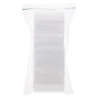 Plymor 3" x 12" (Pack of 100), 4 Mil Heavy Duty Zipper Reclosable Plastic Bags Image 2