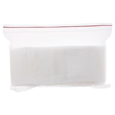 Plymor 3" x 5" (Pack of 200), 6 Mil Industrial Duty White-Block Zipper Reclosable Plastic Bags Image 2