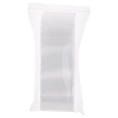 Plymor 3" x 7" (Pack of 200), 4 Mil Heavy Duty Zipper Reclosable Plastic Bags Image 2