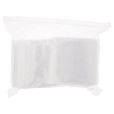 Plymor 4" x 20" (Pack of 200), 4 Mil Heavy Duty Zipper Reclosable Plastic Bags Image 2