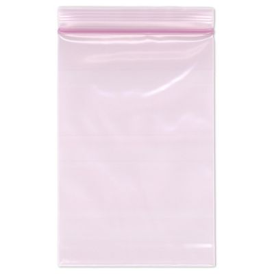 Plymor 4" x 6" (Pack of 100), 4 Mil Heavy Duty Anti-Static Zipper Reclosable Plastic Bags Image 1