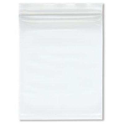 Plymor 5" x 6" (Pack of 100), 6 Mil Industrial Duty Zipper Reclosable Plastic Bags Image 1