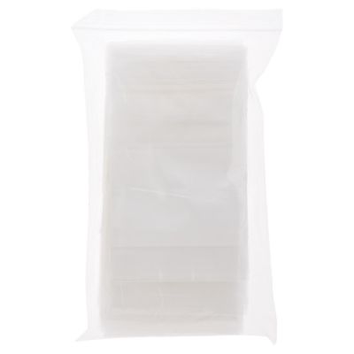 Plymor 5" x 7" (Pack of 100), 6 Mil Industrial Duty White-Block Zipper Reclosable Plastic Bags Image 2
