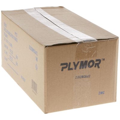 Plymor 6" x 12" (Case of 1,000), 2 Mil Zipper Reclosable Plastic Bags Image 2