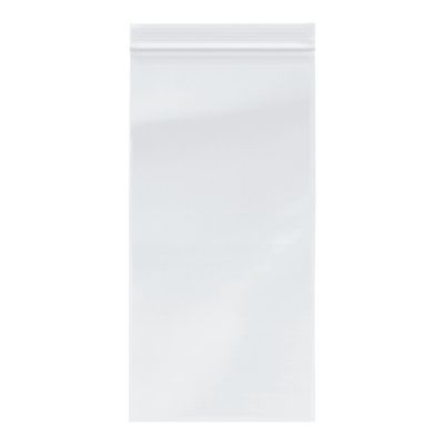 Plymor 6" x 12" (Pack of 100), 2 Mil Zipper Reclosable Plastic Bags Image 1