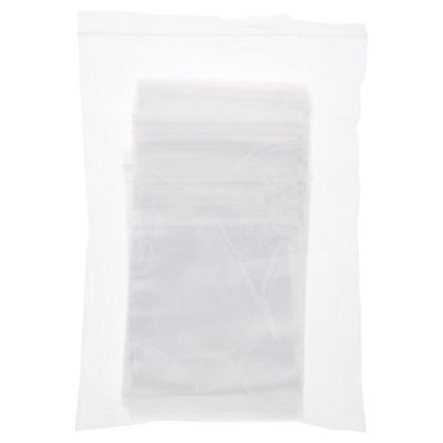 Plymor 6" x 18" (Pack of 200), 2 Mil Zipper Reclosable Plastic Bags Image 2