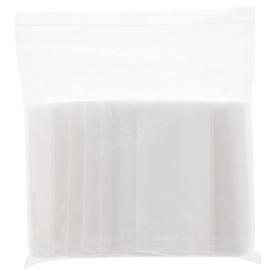 Plymor 6" x 6" (Pack of 100), 4 Mil Heavy Duty White-Block Zipper Reclosable Plastic Bags Image 2