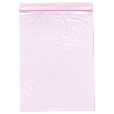 Plymor 6" x 8" (Pack of 100), 2 Mil Anti-Static Zipper Reclosable Plastic Bags Image 1