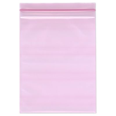 Plymor 6" x 8" (Pack of 200), 4 Mil Heavy Duty Anti-Static Zipper Reclosable Plastic Bags Image 1