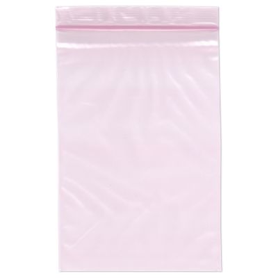 Plymor 6" x 9" (Pack of 100), 4 Mil Heavy Duty Anti-Static Zipper Reclosable Plastic Bags Image 1