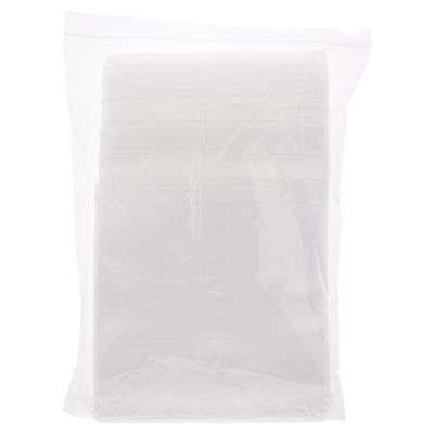 Plymor 7" x 15" (Pack of 100), 4 Mil Heavy Duty Zipper Reclosable Plastic Bags Image 2