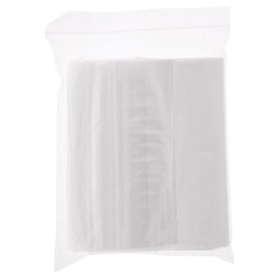 Plymor 7" x 8" (Pack of 200), 2 Mil White-Block Zipper Reclosable Plastic Bags Image 2