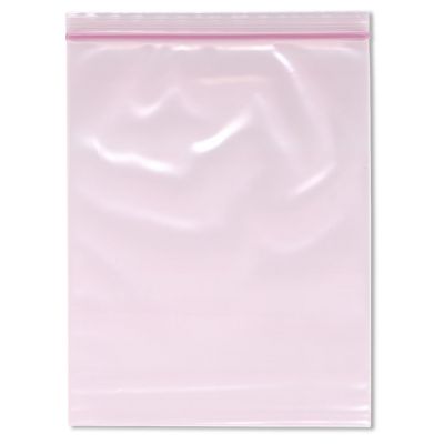 Plymor 8" x 10" (Pack of 100), 4 Mil Heavy Duty Anti-Static Zipper Reclosable Plastic Bags Image 1