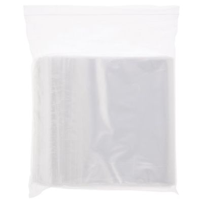 Plymor 8" x 15" (Pack of 100), 2 Mil Zipper Reclosable Plastic Bags Image 2