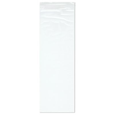 Plymor 8" x 24" (Pack of 100), 2 Mil Zipper Reclosable Plastic Bags Image 1