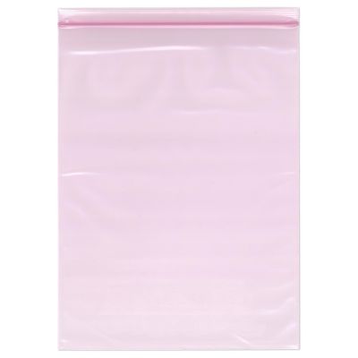 Plymor 9" x 12" (Pack of 100), 4 Mil Heavy Duty Anti-Static Zipper Reclosable Plastic Bags Image 1