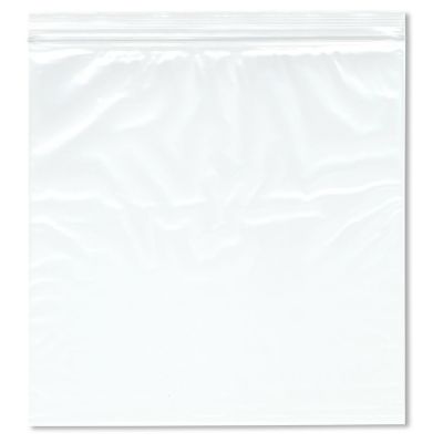 Plymor 9" x 9" (Pack of 200), 2 Mil Zipper Reclosable Plastic Bags Image 1