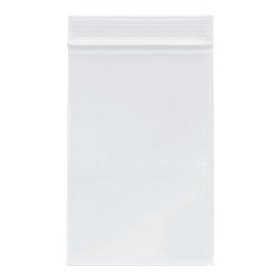 Plymor Heavy Duty Plastic Reclosable Zipper Bags, 4 Mil, 4" x 6" (Pack of 500) Image 1