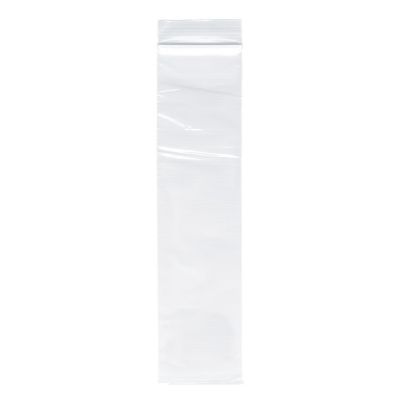 Plymor Zipper Reclosable Plastic Bags, 2 Mil, 2" x 9" (Pack of 200) Image 1