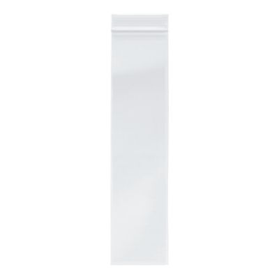 Plymor Zipper Reclosable Plastic Bags, 2 Mil, 3" x 12" (Pack of 100) Image 1