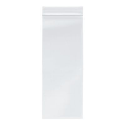 Plymor Zipper Reclosable Plastic Bags, 2 Mil, 4" x 10" (Case of 1000) Image 1