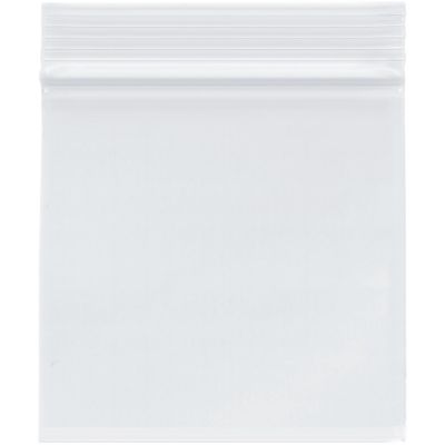 Plymor Zipper Reclosable Plastic Bags, 2 Mil, 4" x 4" (Pack of 200) Image 1